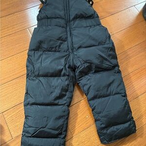 Kids Black Snow Pants